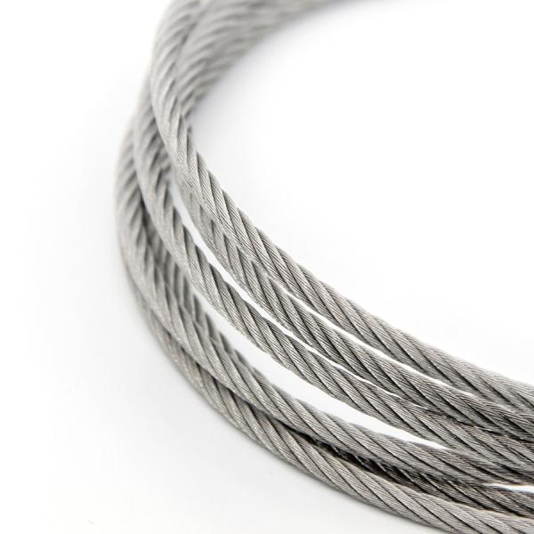 Quality 19*7 12mm - 24mm Stainless Steel Wire Ropes For Curtain Wall For Engineering for sale