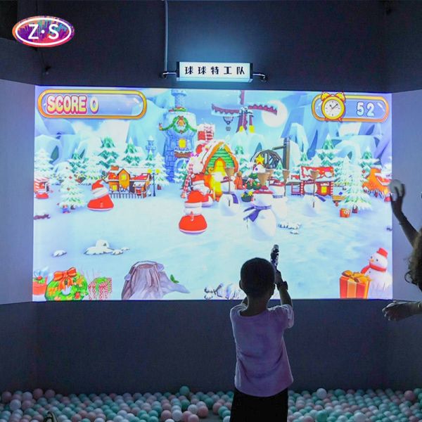 Quality High-Lumen 3D Interactive Projection Fun Interactive Wall With Game Variations for sale