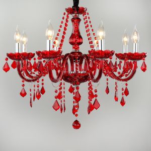 China Customization E14 Light Source Crystal Candle Chandelier AC 85 - 265V on sale