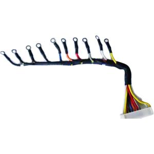 Buy cheap Insulated electronic wiring harness copper wire braided with multi pin terminal product