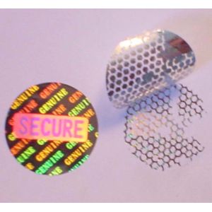 Self Adhesive Security Hologram Stickers For Advertisement