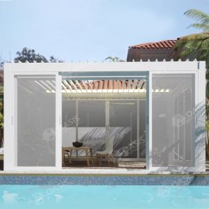 Buy cheap Hand Crank Old School Type Aluminum Light Duty Pergola Low Maintenance For Backyard product