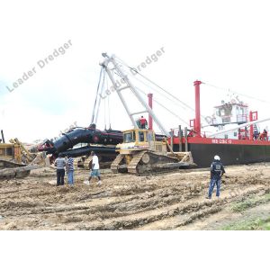 China Steel Plate 3700m3/H 7m Breadth 130MT Dredger Ship on sale