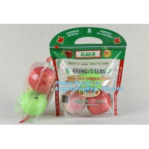 Buy cheap slider Zip lockk fruit bag with air holes for grape packaging bag, Stand up slider zipper fruit picking bag for apple, Fac from wholesalers