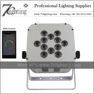 Quality 12X18W RGBWA-UV Battery LED PAR Light Wireless DMX WiFi Control LED Uplighting for sale Buy cheap 12X18W RGBWA-UV Battery LED PAR Light Wireless DMX WiFi Control LED Uplighting product