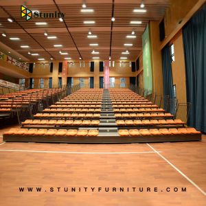 Buy cheap STUNITY Fixed Telescopic Retractable Seating System from wholesalers