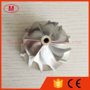 Buy cheap GT15-25 47.00/61.98mm 6+6 blades high performance Turbo milling/aluminum 2618/billet compressor wheel from wholesalers