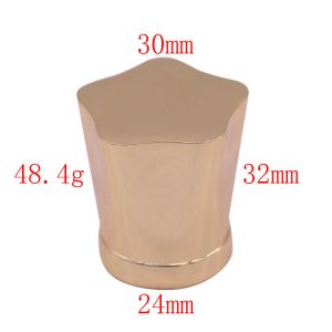 China Customized Gold Metal Perfume Bottle Magnetic Cap Fragrance Cap Alloy on sale