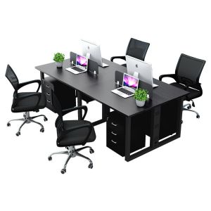 Buy cheap Metal Legs Modern Multi-Person Desk Set for Customer Required Office Organization from wholesalers