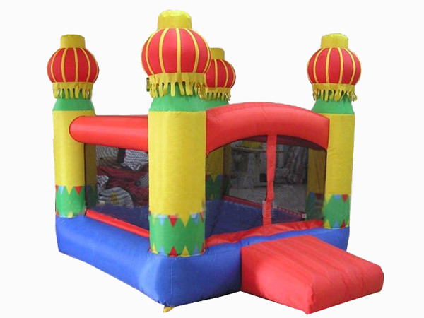 Quality Inflatable Amusement Park Mini Bouncer With Four Lanterns , New Design for sale
