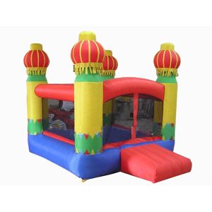 Buy cheap 3m Yellow Inflatable Amusement Park With Smileface Mini Bouncer from wholesalers