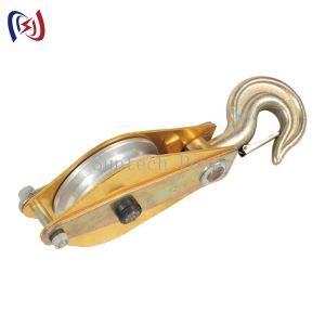 Buy cheap Round Eye Type 3t Cable Pulley Blocks Steel Transmission Line Stringing Tools from wholesalers