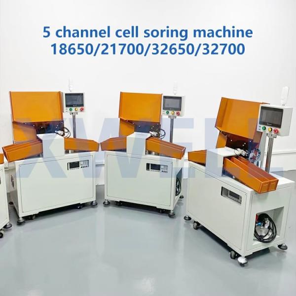 Buy cheap 5 Channels Automatic Sorting Machine LCD Screen For Cylindrical Lithium Batteries from wholesalers