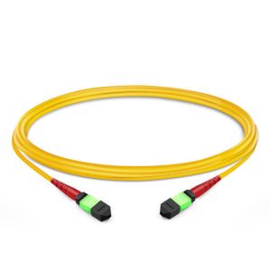 Buy cheap 1m (3ft) 24 Fibers Female to Female MTP Trunk Cable Polarity A Plenum (OFNP) OS2 9/125 Single Mode for 100G CPAK LR Connectivity from wholesalers