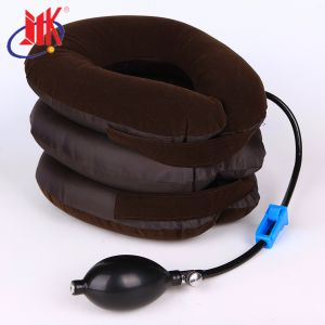 Buy cheap Medical Cervical Support Brace Inflatable Brown Customized Size Long - Term Usage from wholesalers