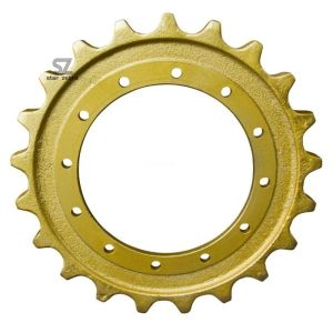 Buy cheap VOLVO EC80D Four Rounds Chain Rail Supporting Wheel Drive Tooth Guide Wheel Tensioning Device for Various Applications from wholesalers