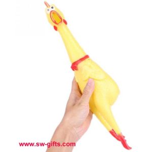 Buy cheap New Yellow Screaming Rubber Chicken Shape Pet Dog Toy Squeak Squeaker Chew Gift 3 Sizes from wholesalers