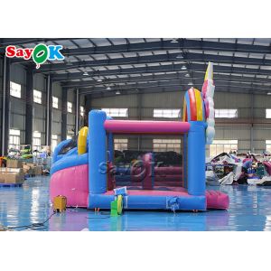 Buy cheap Sayok Flower Theme Inflatable Bouncing Trampoline With Slide Inflatable Bounce House Bouncing Jumpers from wholesalers