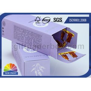 Buy cheap Embossing Folding Carton Box / Reusable Art Paper Perfume Boxes from wholesalers