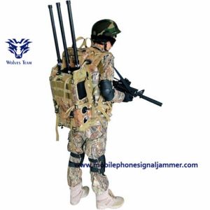 Buy cheap Durable Mobile Signal Jammer Device , Manpack Jammer Manually Switch Control from wholesalers