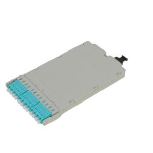 200mm Depth High Density MPO Cassette Panel 144-Core Pullout featuring LC