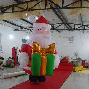 Bestselling Giant customized inflatable Santa Claus advertising characters