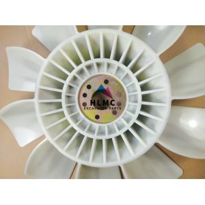 Buy cheap White Excavator Engine Parts 10 Blades 8 Holes 4D102 Diesel Engine Cooling Fan Blade from wholesalers