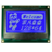 Buy cheap Graphic Dot Matrix LCD Display Module 7.5mm Max Thickness Blue Film Negative product