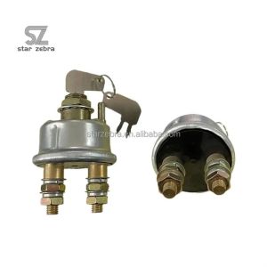 7N0718 Ignition Switch with 2 keys For Caterpillar Diesel Engine Star zebra