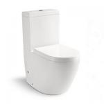 Buy cheap Sanitary Ware Ceramic Washdown Two piece Toilet with 10cm/4inch diameter outlet Toilets from wholesalers