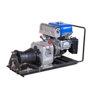 Buy cheap JJM1Q Line Construction 1 Ton Winch , Cable Pulling Gasoline Powered Winch from wholesalers