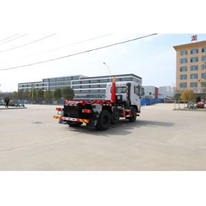 Fuel Type Diesel 3-22 Tons Trash Hook Lift Upper Body Structure DFAC Hook Lift
