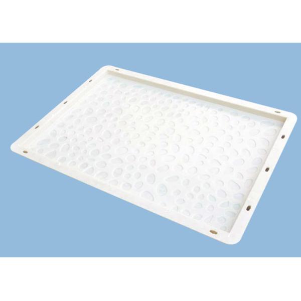 Quality Reusable Concrete Flagstone Mold , Rectangle Brick Concrete Patio Stone Molds for sale