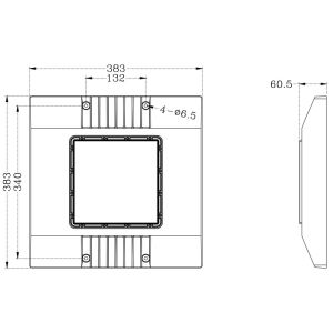 Buy cheap White Lamp LED Canopy Lights 165lm/W 100w 150w IP66 IK10 85 Degree Optical Lens from wholesalers