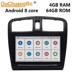Buy cheap Ouchuangbo car stereo navigation for Dongfeng 330 support BT MP3 mirror link android 9.0 OS 4+64 from wholesalers
