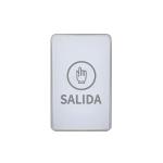 Buy cheap Spanish Text White Touch sensor Exit Button 86*50mm from wholesalers