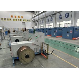Buy cheap Bare Copper Wire Bunching Machine With Electric Changing Pitches Twist Direction S Or Z And PLC Control System from wholesalers