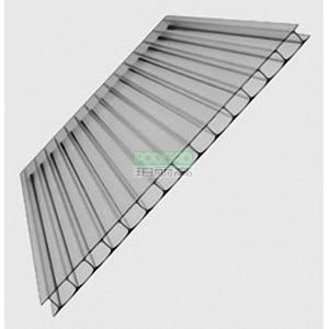 China Feature Waterproof Multiwall Twin Wall Hollow PC Policarbonato Plastic Polycarbonate Sheets for Greenhouses Solar Powered on sale