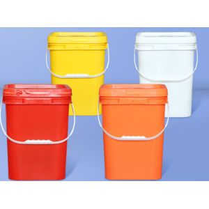 China Handle Included White Square Plastic Vessel for Enhanced Functionality on sale