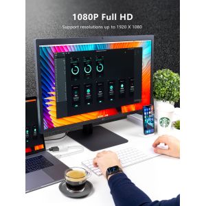 Buy cheap 0.1m Cable HDMI To VGA Adapter Male To Female For Computer Desktop Laptop PC Monitor Projector from wholesalers