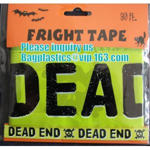 Buy cheap Rolls Halloween Caution Party Tape,Party halloween banner , plastic streamer caution party tape, fright tape bagease from wholesalers