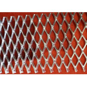 Heavy Decoration Expanded Metal Wire Mesh , Steel Diamond Mesh 0 . 8 MM