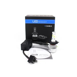 Buy cheap All In One Csp Chip Led Car Headlight Bulbs H4 LED Bulbs With Cooling Fans from wholesalers