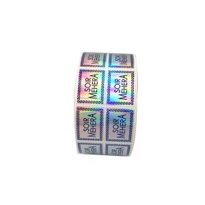 Foil Printing CMYK Genuine Secure Hologram Sticker