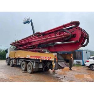 Buy cheap 52m Used Truck Concrete Pump 38t , Renew Mounted Concrete Pump from wholesalers