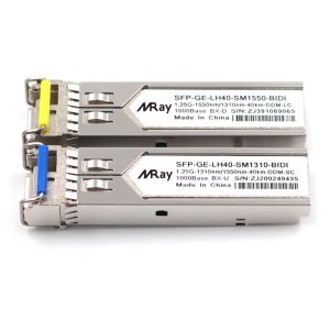 Buy cheap Single Mode SFP Transceiver Modules Tx1310 Rx1550nm 40Km LC DDM from wholesalers