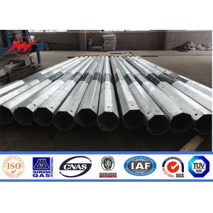 Buy cheap 40feet One Section Antirust Steel Utility Pole from wholesalers