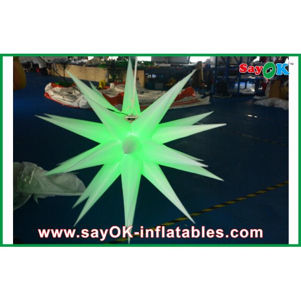Quality Custom Made Giant LED Inflatable Star For Outdoor Wedding Decoration for sale