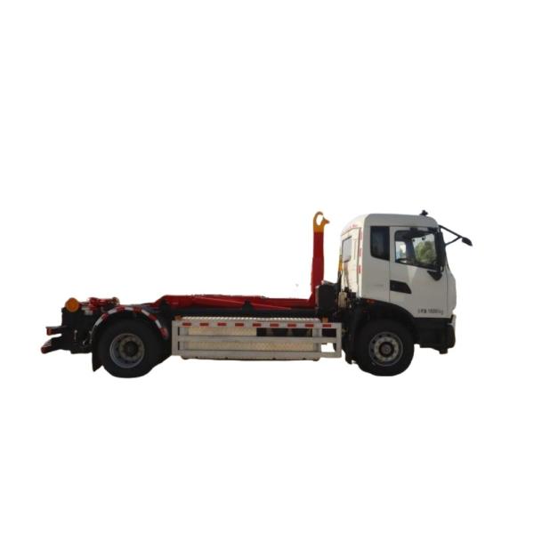 Quality Pure Electric Detachable Garbage Truck with Detachable Hook Arm for sale