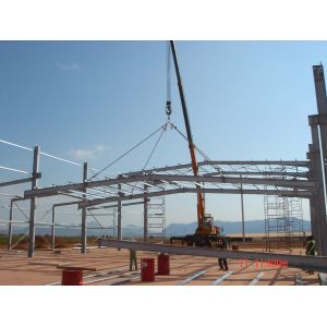 Buy cheap Lightweight Steel Structure Warehouse Shed with Q355 H Section Frame from wholesalers